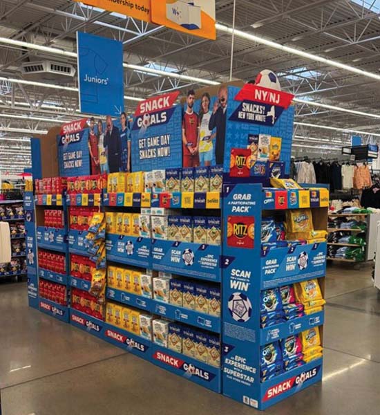 Mondelez Conducts Soccer Themed Display Program