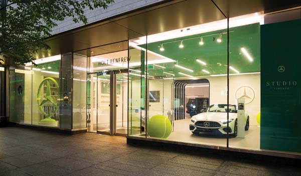 Mercedes & Holt Renfrew Debut Mercedes-Benz Studio Toronto